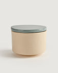Stoneware box blue