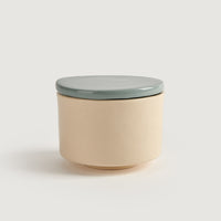 Stoneware box blue