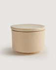 Stoneware box beige