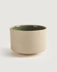 Green cup stoneware