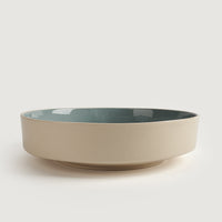 Blue salad bowl