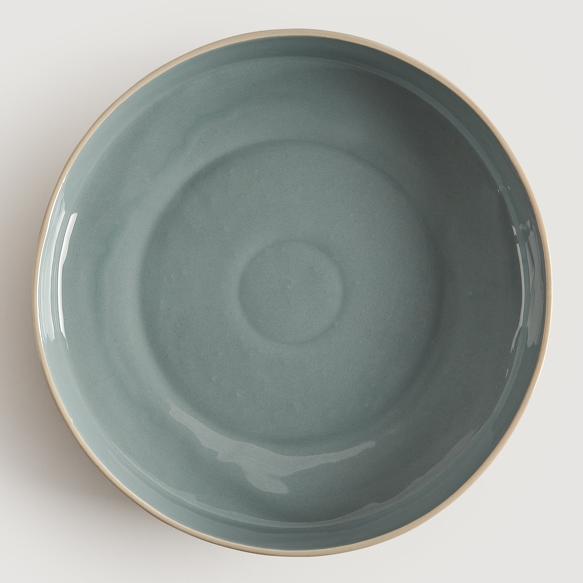 Blue salad bowl