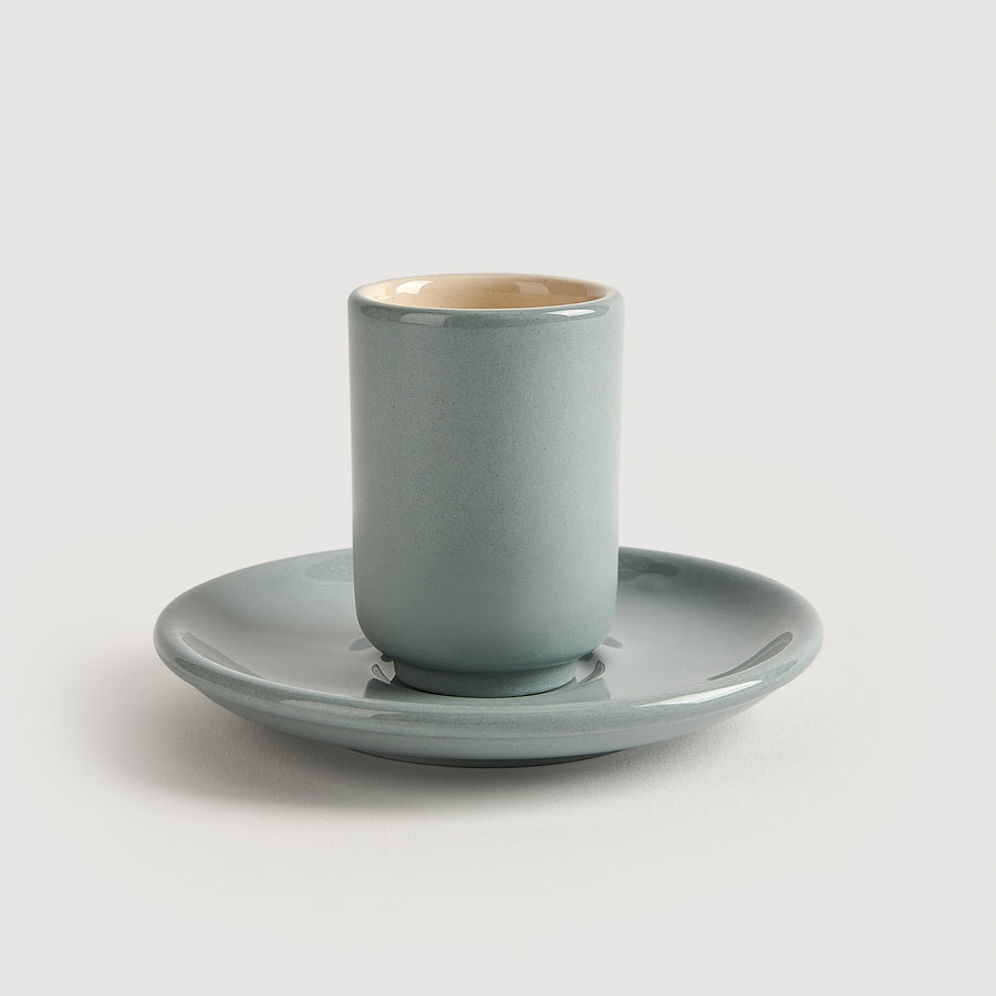 Blue Coffee cup stoneware