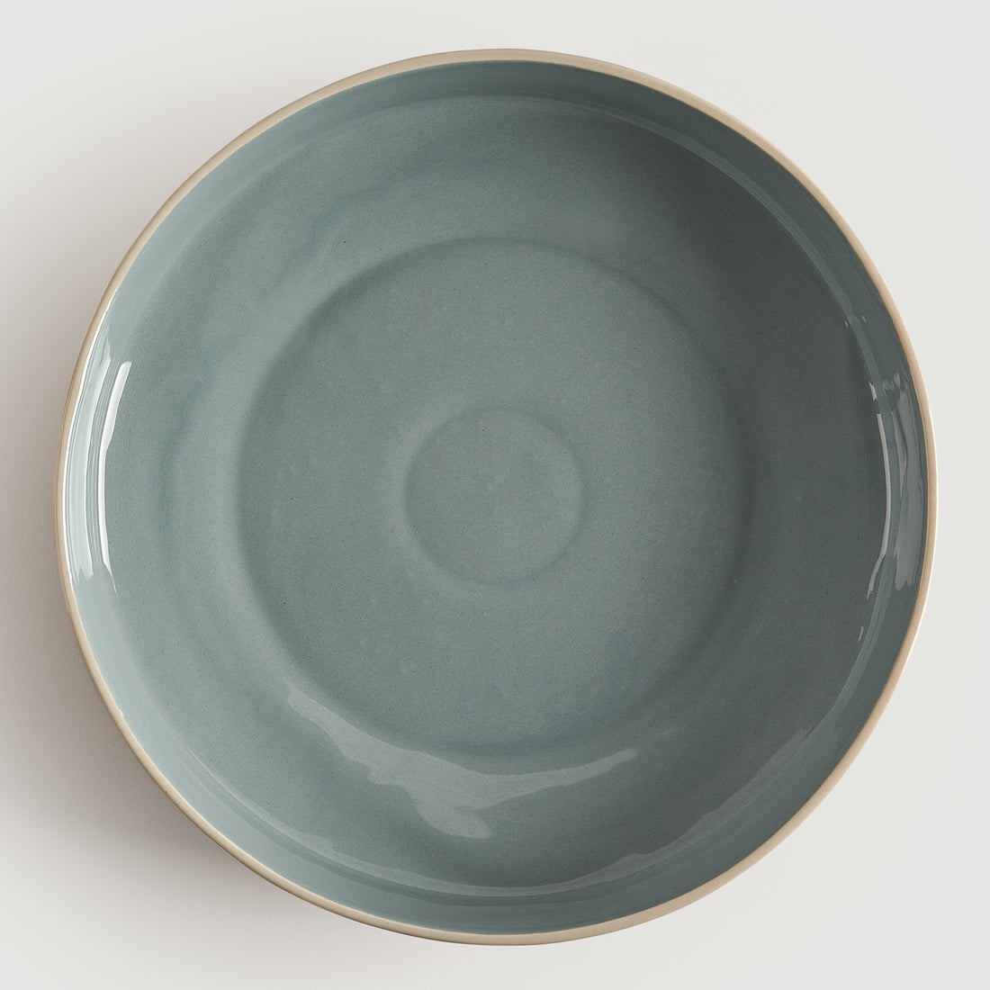 Blue salad bowl