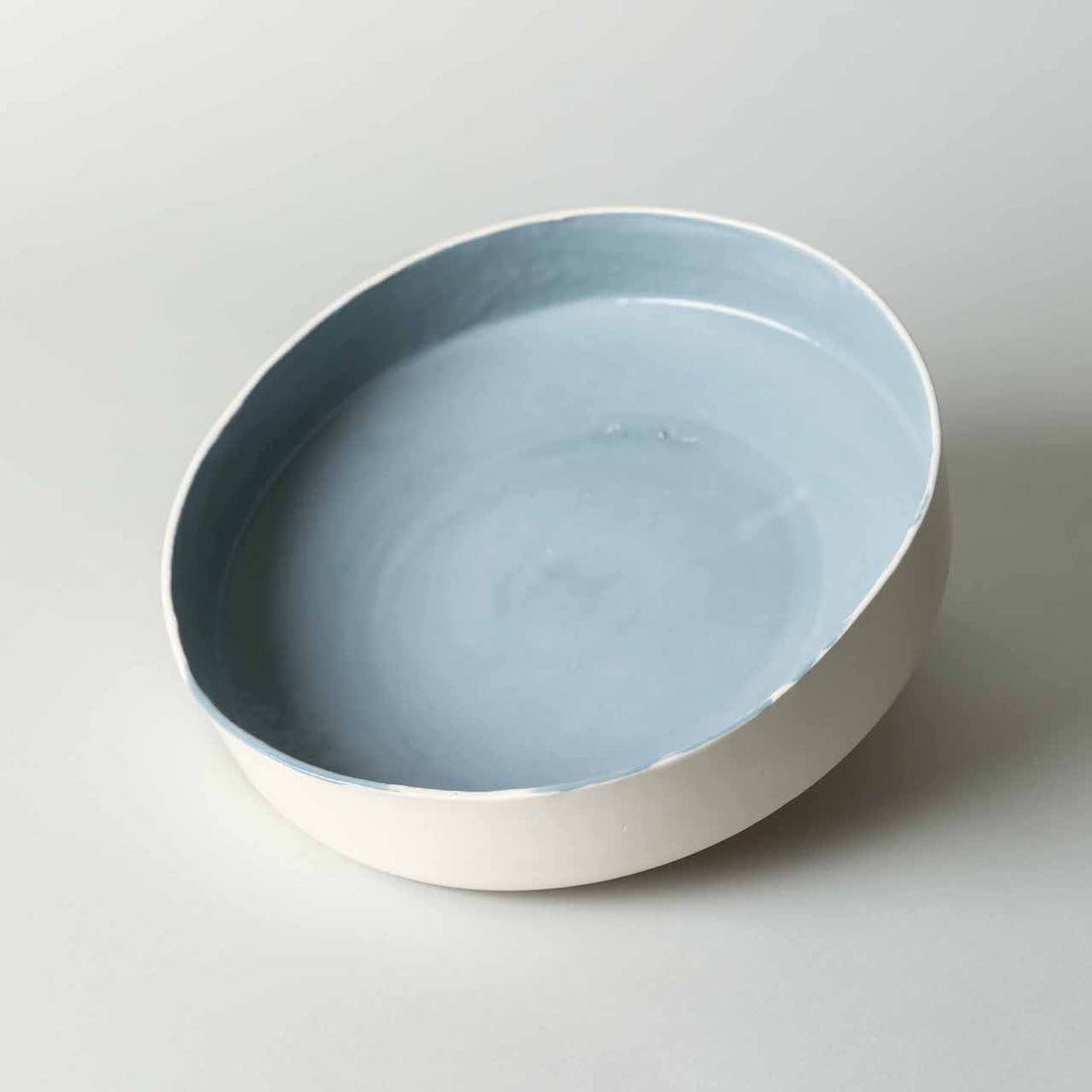 Blue salad bowl