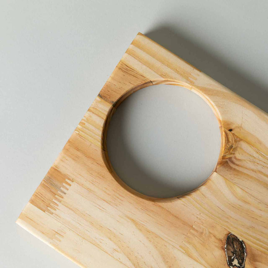 Wood Platter for Cup